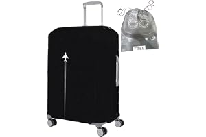 WanderWraps Spendex Polyester Protective Luggage Cover Hard Luggage Trolley Bag Cover Washable Dust Proof Stretchable M - 24 inch AstroJet