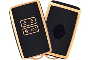 OFFCURVE Etui a Clef Couvre Clef Étui à Clé Coque Clé pour Renault Clio Espace 5 Master Bus Talisman Megane USW Fluence Duster Megane Kadjar Coque Captur Zoe Koleos Scenic Arkana Dacia Sandero Kangoo