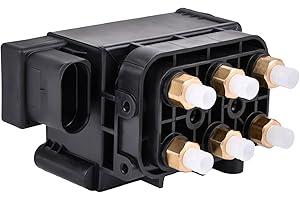 ASICAL Sistema de válvula de compresor de aire, unidad de válvula, bloque de válvula de suspensión neumática para accesorios de automóvil Q7 4LB 9PA 92A 970 DS XC90 II XC60 II, pieza # 68204398AA