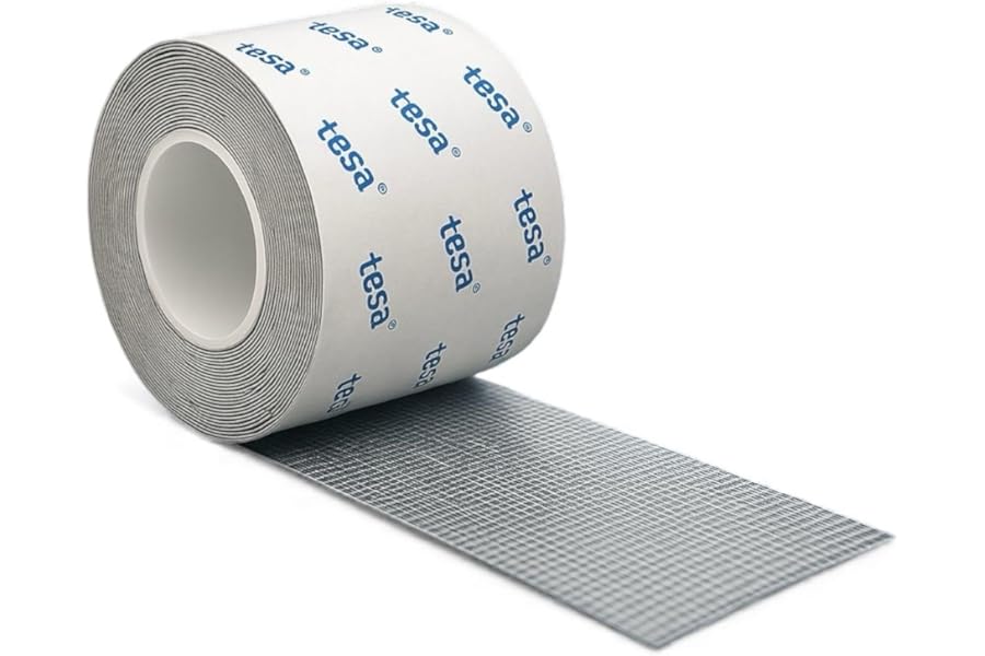 Dpm tapes – Nastro adesivo ripara zanzariere in fibra di vetro con adesivo Tesa, resistente a umidità, caldo e freddo – Ripar