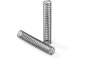 GUNGY Druckfeder Edelstahl Feder Druckfedern 60mm Drahtdurchmesser 1,2mm Innendurchmesser 8mm Länge 60mm Maximale Federkraft 2,4kg 10 Stück