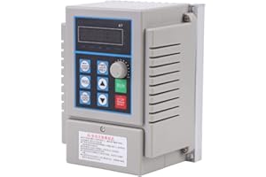 HOPCD 220V AC Variable Frequency Drive, VFD Speed Controller for Single-Phase 0.45KW AC Motor, VFD Inverter Frequency Converter(Single-Phase Input, Single-Phase Output)