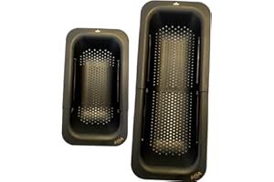 AHASON'S Over The Sink Colander Strainer Basket, Wash Vegetables and Fruits, Drain Cooked Pasta, Extendable Basket