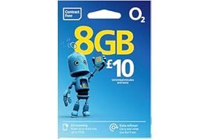 O2 Pay As You Go Sim Card, blue