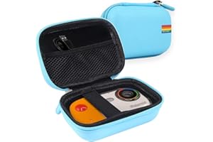 Leayjeen Custodia per fotocamera digitale per bambini, compatibile con Cocopa/Hangrui/Gofunly/TIATUA/Mgaolo/HiMont/DRLEBE/YunLone, per regali di Natale per bambini dai 3 ai 12 anni (solo custodia),
