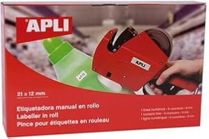 APLI agipa 101418 - Etiquetadora (1 línea, 8 caracteres por línea)