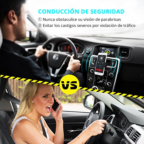 Soporte M  vil Coche para Ranura de CD de Coche Mpow CD Slot Car Mount con Sostenedor 360    Rotaci  n para iPhone 7 7Plus 6  6 Plus  6S SE  iPod Touch  Nexus 4 5  HTC  Sansum  Huawei  Motorola  Sony y Dispositivos GPS