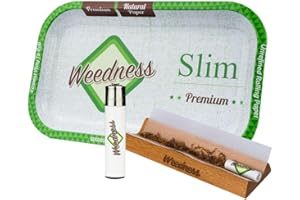 Weedness Joint Box Drehhilfe Bauunterlage 3er Set - Grow Drehunterlage Bauunterlage Kiffer Drehmaschine Tablett Rolling Box