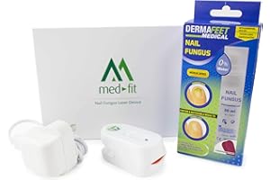 Med-Fit Rechargeable Nail Fungus Laser (Using Laser Diodes Manufactured Germany) - Highly Effective Nail-Fungus Treatment