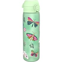 Ion8 Gourde 500ml – Anti-Fuite, Ouverture Facile, Verrouillage, Lavable Au Lave-Vaisselle, Sans BPA, Motif Papillon