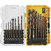 DEWALT DWA1181 21 Piece Set Black Oxide Coated Hss Drill Bit Set