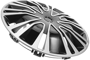 Cabilock Tapacubos Decorativos para Coche 16 Pulgadas Juego De 4 Cubiertas De Cubo Universal para Llantas Protección Fácil Instalación Y Diseño Bicolor para Automóviles