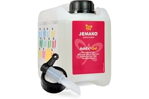 NIKZONE JEMAKO AshEx Kaminglasreiniger 2l Kanister inkl. Auslaufhahn