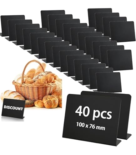 Set 20 Lavagnette Segnaposto Cancellabili - Per Ristoranti, Matrimoni, Feste Con Penne - Foto 6