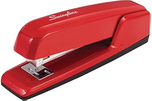 Swingline Stapler, 30 Sheet Capacity, 747 Business Stapler, Jam Free, Metal, Rio Red (74736)