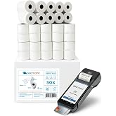 56x16 Yazar Kasa POS Rulosu 50 Adet (5 Paket), Termal Rulo, 48 GSM, Bitme uyarı şeridi, BPA İ&ccedil;ermez, 56mmx16m