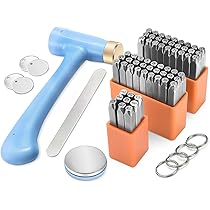 OWLMATE 36 Pezzi Punzoni Lettere E Numeri - Per Personalizzare Metallo, Legno, Pelle E Altro - Foto 3