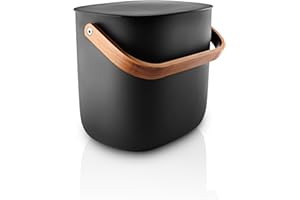 Eva Solo | Reflect - Pattumiera per riciclaggio da 6 l, separa e ricicla in modo efficiente in piccole dimensioni, supporta circolarità e compostaggio, bilanciamento automatico intelligente del