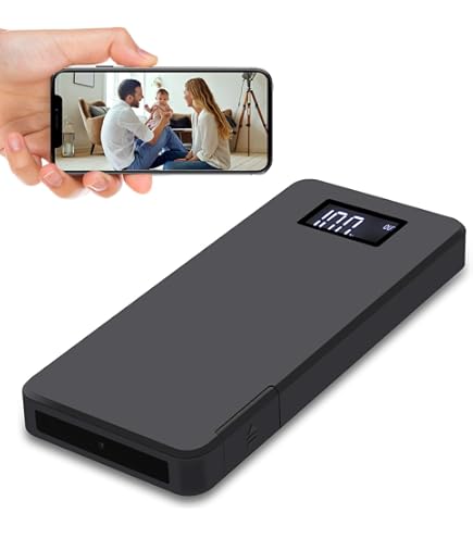 Nisanmoon Spy Camera WiFi 2.4/5G Hidden Camera HD 1080P, 2-in-1 Alarm