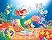Produktbild Kinder Fototapete Poster ARIEL 260x200cm Bild-Tapete Mädchen Zimmer Bordüre wall mural wallpaper