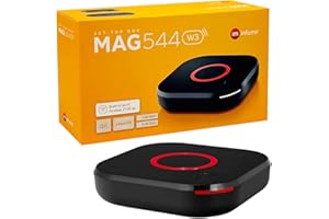 ‎HB-DIGITAL MAG 544w3 Original Infomir & hb-digital 4K Set Top Box Multimedia Player Internet TV Receiver UHD 60FPS 2160p@60 FPS HDMI 2.1 4K- und HEVC-Unterstützung USB3.0 4X ARM Cortex-A35 + HDMI Kabel