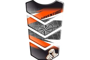 PARASERBATOIO ADESIVO, TANKPAD, TANKSCHUTZ, PROTECTION DE RESEVOIR, RESINATO EFFETTO 3D compatibile con KT.M 1050 1090 1190 1290 Adventure AdventureR R Adventure-R v4