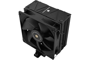 Thermalright Assassin Spirit 120 EVO Dark CPU Air Cooler,1850RPM Speed,4 Heat Pipes, 120mm PWM Quiet Fan CPU Cooler with S-FDB Bearing, for AMD AM4 AM5/Intel 1700/1150/1151/1200, PC Cooling