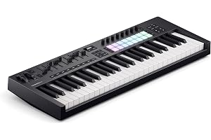 Novation Launchkey 49 MK4 USB MIDI-keyboardkontroller | USB, 49 halvviktade tangenter, 16 pads med polyfonisk efterberöring