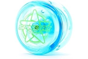 YoyoFactory SPINSTAR Yo-Yo - Bleu (Idéal Yoyo pour Les débutants, Ficelle Et Instructions Incluses)
