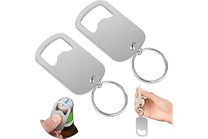 OULIGAY 2 sztuki otwarzaczy do butelek z brelokami, otwieracze do butelek piwnych, stal nierdzewna, otwieracz do butelki piwnej, brelok kolekcjonerski, kalendarz adwentowy, wypełnienie, prezenty świąteczne