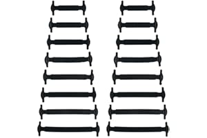 YIIOCCC Cordones para zapatos sin atar para niños y adultos Cordones elásticos de silicona para zapatos sin atar