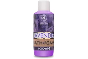 AROMATIKA TRUST THE POWER OF NATURE Bath Foam with Lavender Essential Oil 1000 ml - Body Care - Good Sleep - Beauty - Bathing - Body Care - Wellness - Relax - Aromatherapy - Spa - Lavender Aroma - Bubble Baths