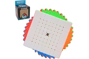 Bukefuno MoYu Meilong 9 x 9, kostka Rubika, Moyu Speed Puzzle 9 x 9, bez naklejek Meilong 9 x 9 Magic Cubing Klasa MF9, zabawka edukacyjna