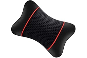 Genérico Almohada para el Cuello del Asiento del automóvil,Cojín para el Cuello del automóvil | Almohada elástica y Transpirable para el Cuello del Coche - Almohadas para reposacabezas para Asiento