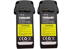 ZYGY 2PCS 3.7V 1500mah Lipo Batteria per UDIRC U52G D50 U52 U89S RC Quadcopter Drone Batteria