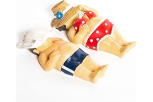 Logbuch-Verlag Vacationer Couple Man Woman Gift Travel Honeymoon Maritime Decoration 10 cm Wedding Symbol