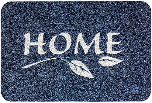 KEmats Basic Front Door Mats – All-Weather Interior Floor Rug – Ideal for low traffic Entryways, Kitchens, Garages, Patios, Mud Rooms – Indoor Use Only (40 x 60 cm, Deep Blue)