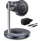 3'&uuml; 1 Arada Qi2 25W Kablosuz Hızlı Şarj Standı Soğutucu Fanlı iPhone ile Uyumlu-Watch ile Uyumlu-Airpods ile Uyumlu-Hediye Ad