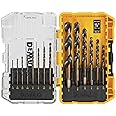 DEWALT Drill Bit Set, 14-Piece, 135 Degree Split Point, For Plastic, Wood and Metal (DWA1184)