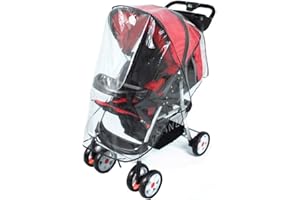Hilai Universal Pushchair Stroller Buggy Rain Cover fits Hundreds of Models