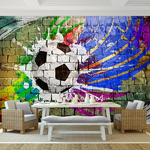 Vlies Fototapete ‚Fussball‘ 350×250 cm – 9021011c RUNA Tapete - 2
