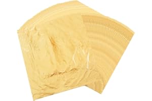 KIRIN 200 Blatt 16 x 16 cm blattgold Imitation Blattgold zum Basteln Schlagmetall Kunstprojekt Vergolden Kunstprojekt, Handwerk Dekoration Möbel Dekoration DIY