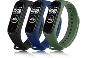 Yisica Bransoletka do Xiaomi Mi Band 4 / Xiaomi Mi Band 3, silikonowa bransoletka sportowa, wodoszczelna, do Xiaomi Mi Band 4 / Mi Band 3