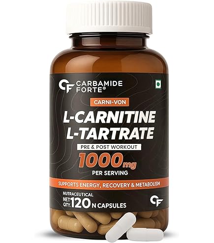HealthVit Acetyl L Carnitine For Muscle, Heart and Brain, Weight Management  (500mg, 60 Capsules) : Amazon.in: Health & Personal Care