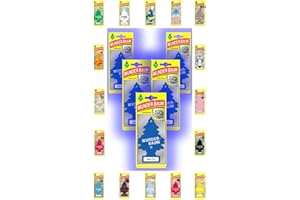 Désodorisant Wunder-Baum pour voiture - Lot de 5 sapins parfumés + Stylo Light Tribe (Nouvelle voiture)