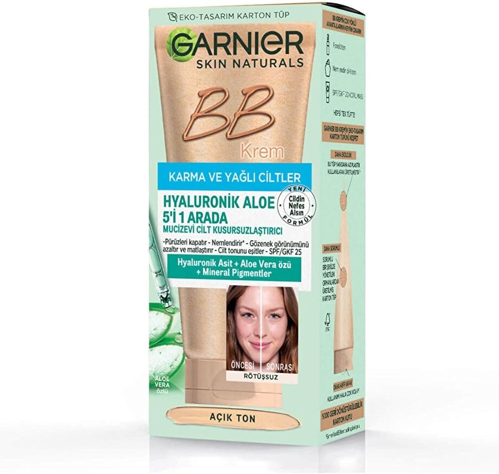 Garnier Bb Krem Mucizevi Cilt Kusursuzlaştırıcı Açık Ton 40ml