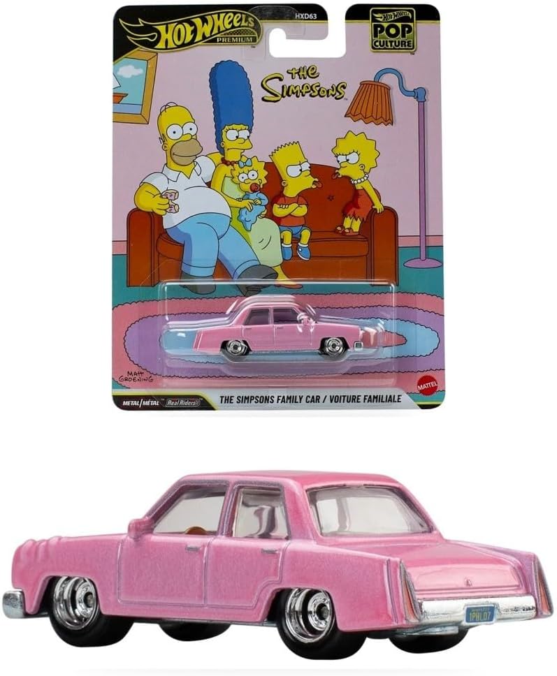 Hot Wheels Pop Culture THE SIMPSONS FAMILY CAR/VOITURE FAMILIALE JHX09-HXD63