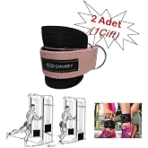 &Ccedil;AKABEY Ankle Straps Fitness Ayak Bileği Ağırlık &Ccedil;alışma Kemeri Cable Kickback Bilek Aparatı Sağ/sol Takım Pembe Renk