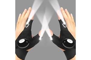Chizea Gifts for Men Him Dad, LED Gloves with Lights for Fishing, Car Repairing, Gadgets for Men Father‘s Day Gifts from Daughter Son, Birthday Gifts for Husband Father Boyfriend.
