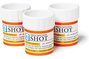 BigMouth Inc - Conjunto de Vasos de Prescripción 3pk